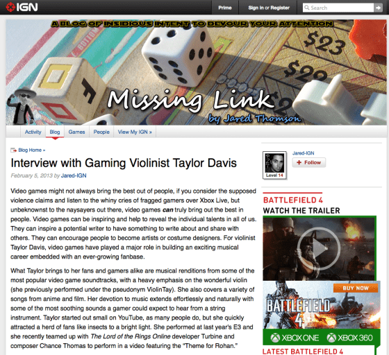 IGN Feature